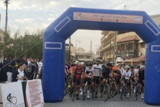 انطلاق سباق مادبا الأول للدراجات "درب الفسيفساء"