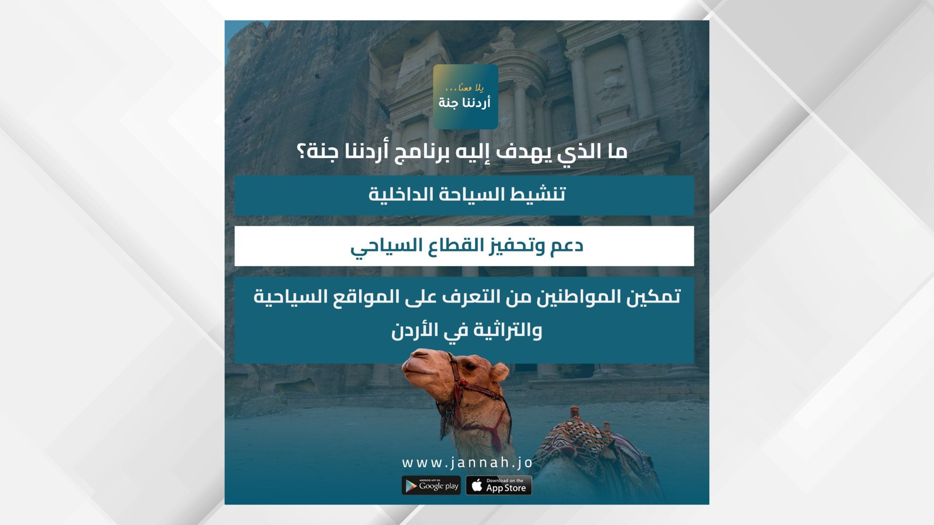جمعيات سياحية: أردننا جنة ينشط السياحة الداخلية