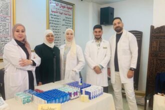 "صيدلة" عمان الاهلية تشارك في اليوم الطبي لجمعية عيبال الخيرية